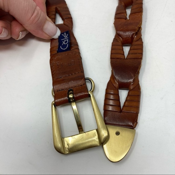 Cale | Brown Braided Belt 34 - Picture 6 of 6